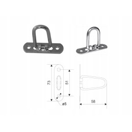 Onboard grab hook holder h 37 10 pcs