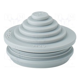 2 pcs x HENSEL - 3600175 - Grommet, elastomer thermoplastic TPE, grey, -25÷35°C, 5÷21mm