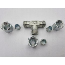 Gas tee 8x8x8 mm for turismus pl installation