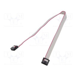 2 pcs x CONNFLY - DS1052-01-082B2MA201501 - Ribbon cable with IDC connectors, Cable ph: 1mm, 0.15m, 8x28AWG