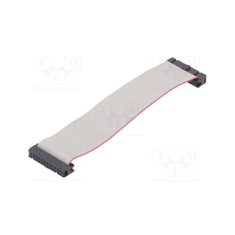 2 pcs x CONNFLY - DS1052-242B2NA201501 - Ribbon cable with IDC connectors, Cable ph: 1.27mm, 0.15m