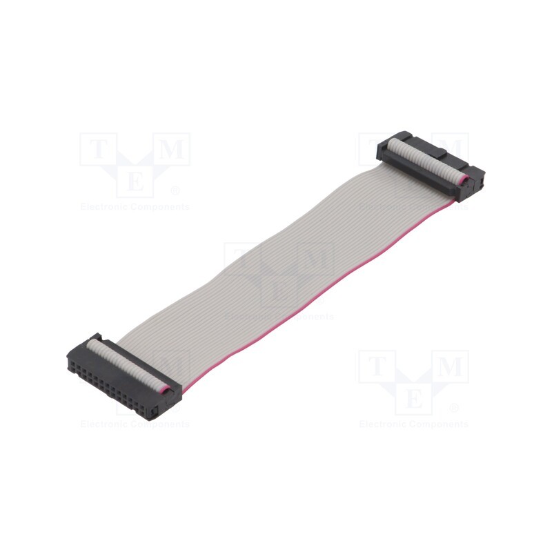 2 pcs x CONNFLY - DS1052-262B2MA201501 - Ribbon cable with IDC connectors, Cable ph: 1.27mm, 0.15m