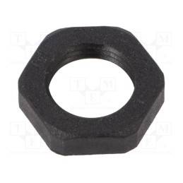 2 pcs x PMA - BMN-09 - Nut, Thread: PG, polyamide, PMAFIX MN, -40÷105°C, black, 22mm