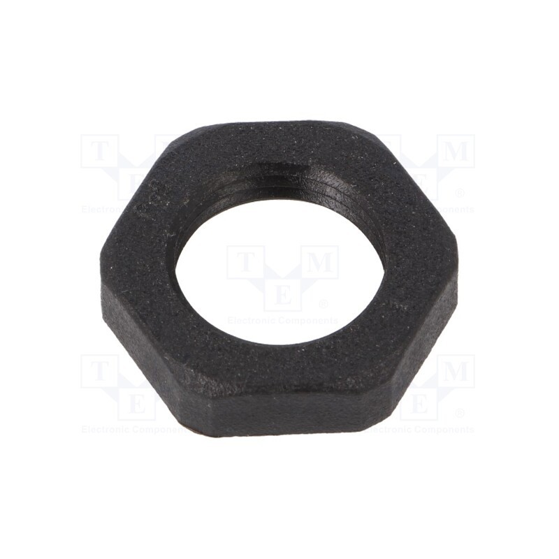 2 pcs x PMA - BMN-09 - Nut, Thread: PG, polyamide, PMAFIX MN, -40÷105°C, black, 22mm