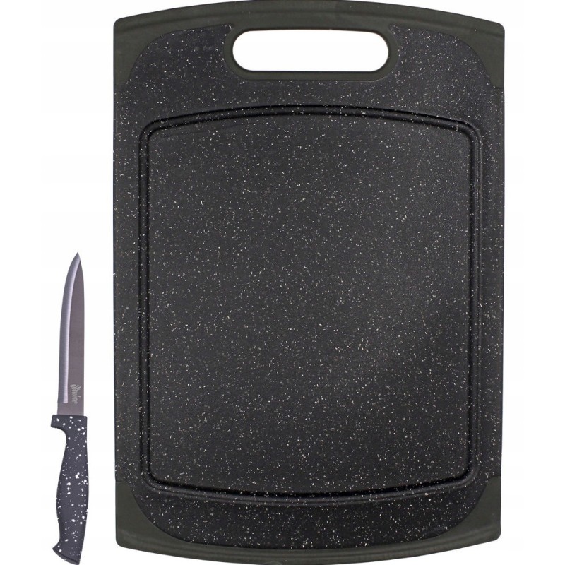 Steuber cutting board 29x20 cm with knife