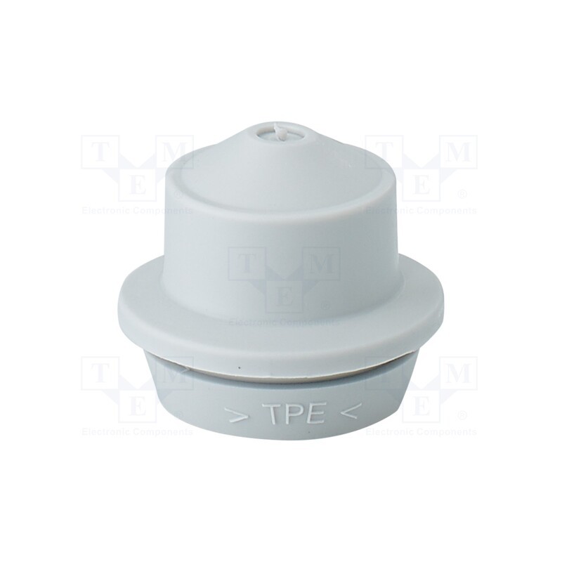 2 pcs x HENSEL - 3600186 - Grommet, elastomer thermoplastic TPE, light grey, 6÷13mm, IP65