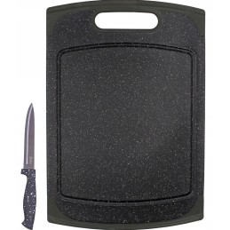 Steuber cutting board 29x20 cm with knife