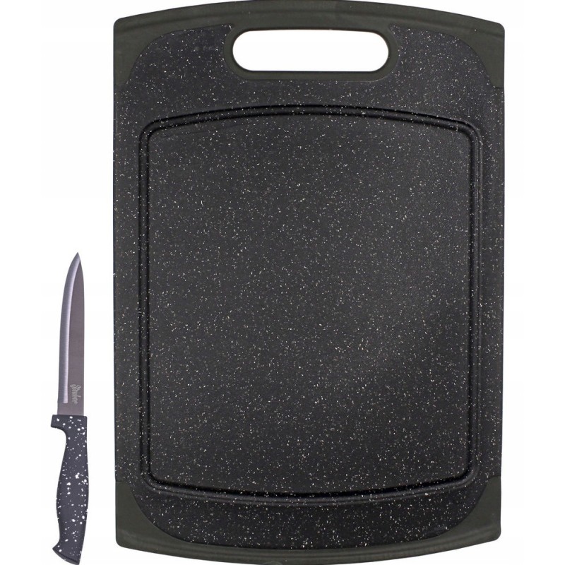 Steuber cutting board 29x20 cm with knife