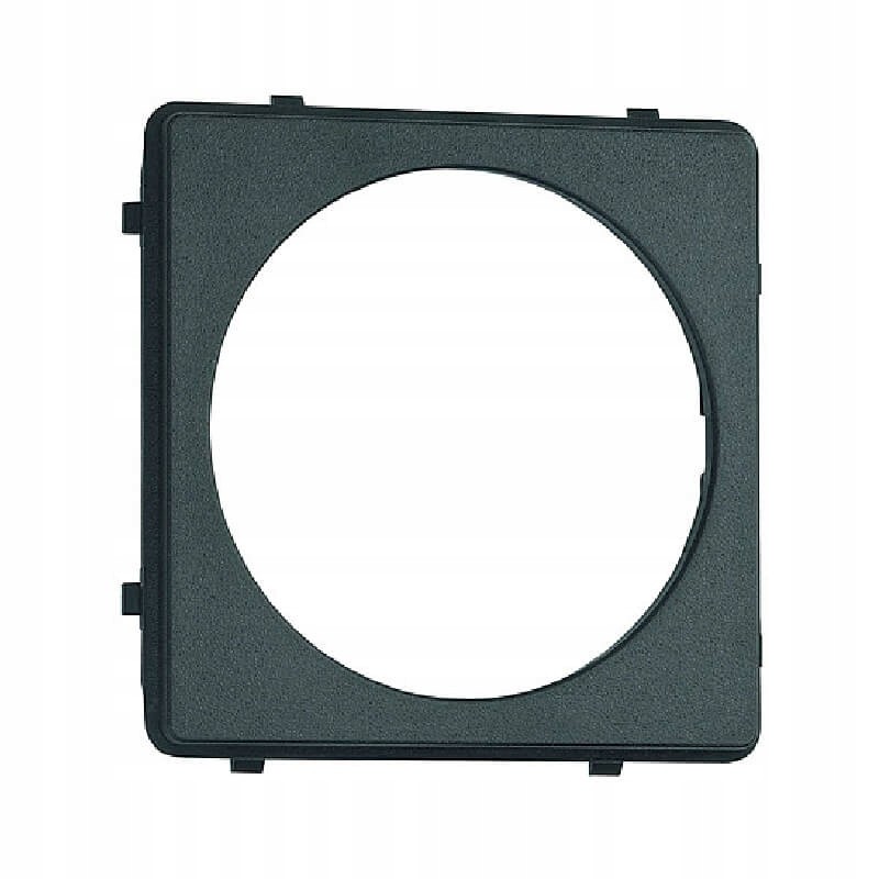 Support frame for a round socket for a camper