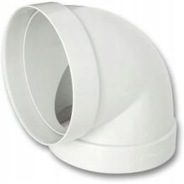 Elbow curve 90 round d 100 for ventilation
