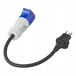 Adapter CEE socket plug Switzerland 230v cable