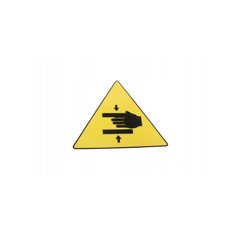 Warning sticker e0044269