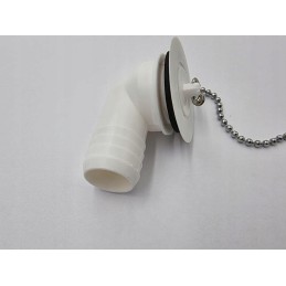 Drain for the washbasin of a camper trailer 25mm fawo