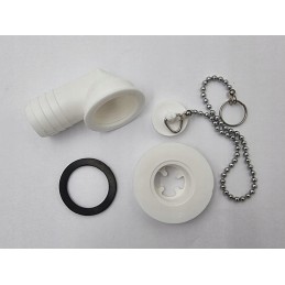 Drain for the washbasin of a camper trailer 25mm fawo