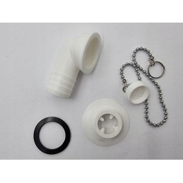 Drain for the washbasin of a camper trailer 25mm fawo