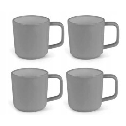 Kampa Mist cups, 4 pcs, gray non slip