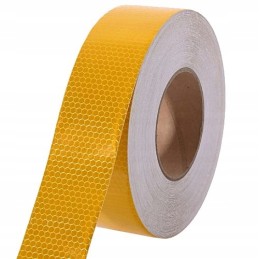 Yellow contour reflective foil tape