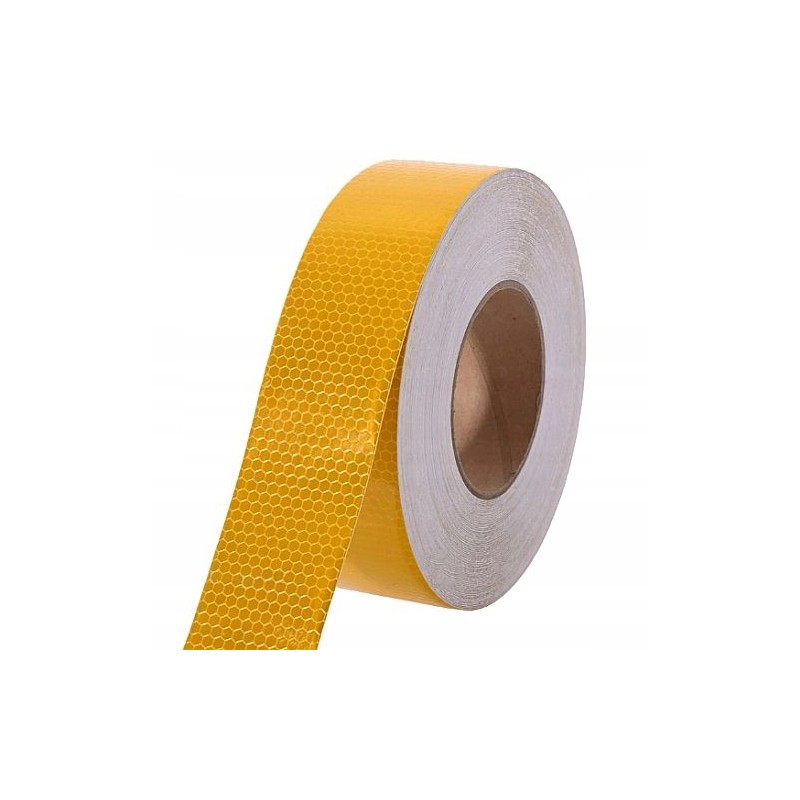 Yellow contour reflective foil tape