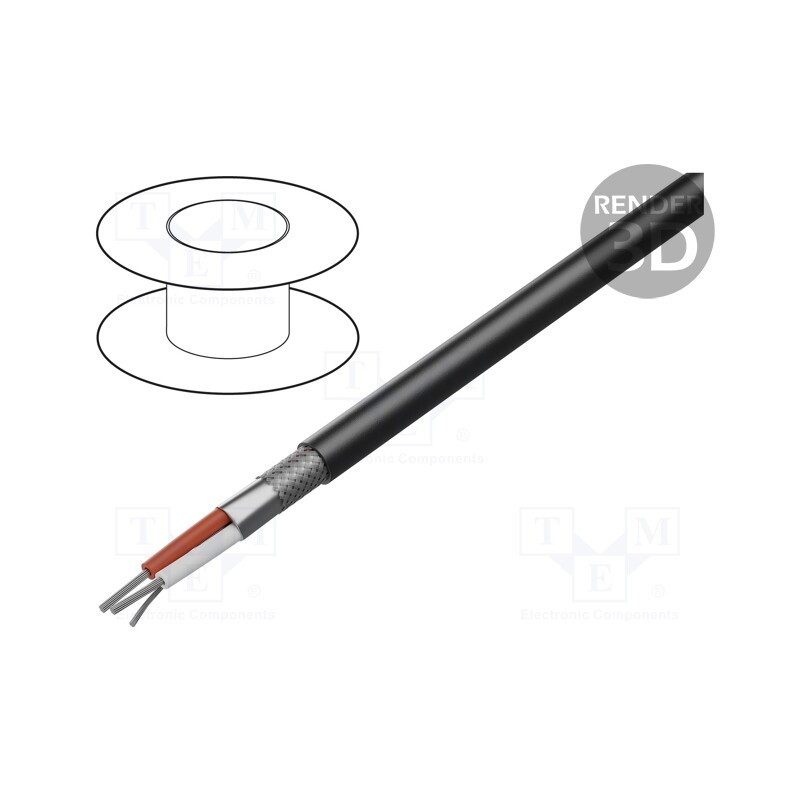 5 m x BITNER - LP0214 - Wire: DMX, BiTsound, 1x2x0.25mm2, stranded, 110Ω, -30÷70°C, 6mm