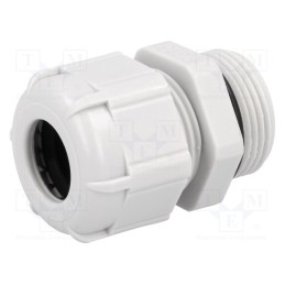 5 pcs x BM GROUP - 4016 - Cable gland, PG16, IP68, polyamide, grey, UL94V-2