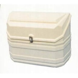 Container for gas cylinders for a storage trailer