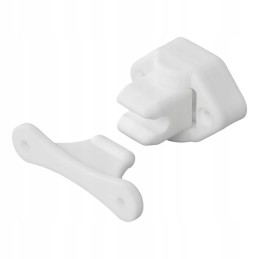 Camper trailer door lock stopper catch