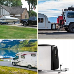 Cover, drawbar cover, trailer hitch hitch for trailers