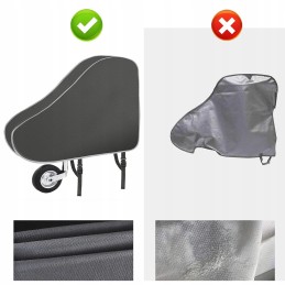 Waterproof cover for drawbar hitch trailer hitch