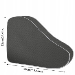 Cover, cover for drawbar, trailer hitch, 90x60cm