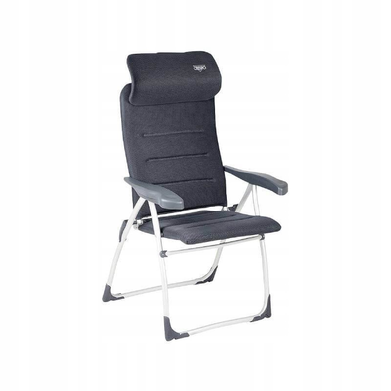 Crespo Air Elegant tourist chair, gray, 110kg