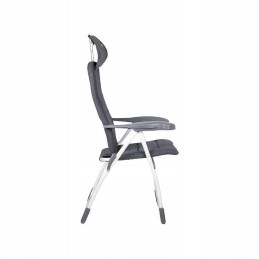Crespo Air Elegant tourist chair, gray, 110kg