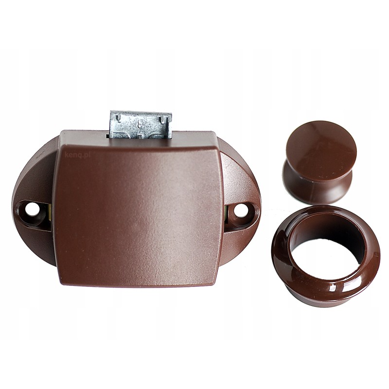 Furniture lock, cabinet lock, push lock button