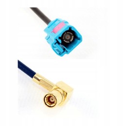 Cable for converting fakra and smb connectors, 5m