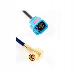 Cable for converting fakra and smb connectors, 5m