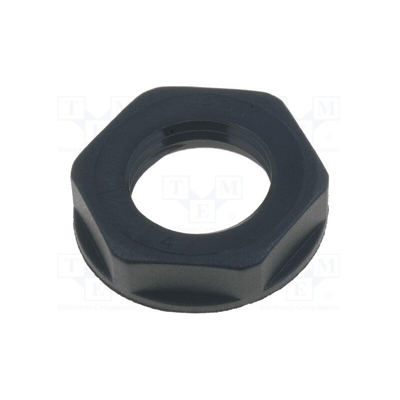 5 pcs x LAPP - 53019200 - Nut, PG7, polyamide, UL94V-2, 19mm, black, -20÷100°C, Thread: PG