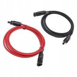 Photovoltaic cable for solar panels, black