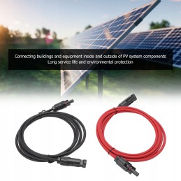 Photovoltaic cable for solar panels, black