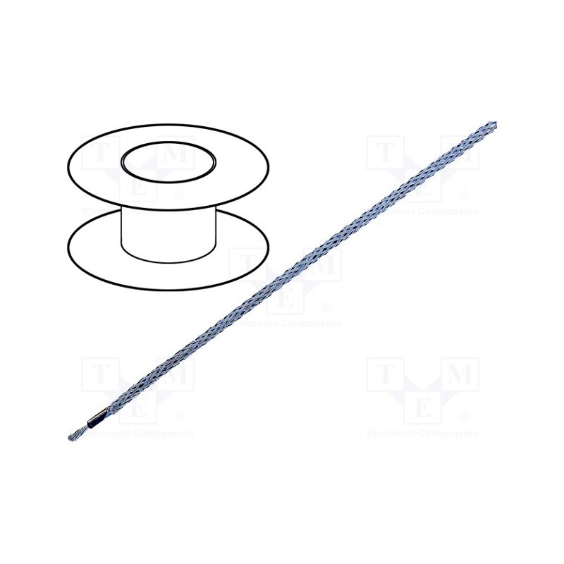 5 m x LAPP - 4530102 - Wire, H05VVC4V5-K,LiY-CY, 1x0.25mm2, PVC, transparent, 500V, 100m