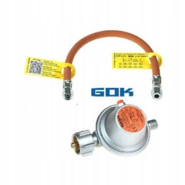 Gas hose with reducer 0 4m g12 h4