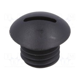 5 pcs x FIX&FASTEN - FIX-SPMA-10B - Stopper, M10, 1.5, polyamide, black, 8.5mm