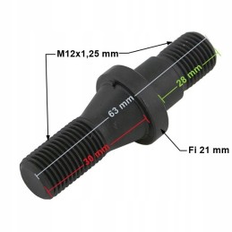 Front wheel bolt stud, trolley arm 7a 7b