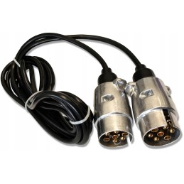 Electric cable 3 5 m, 7 wires, 2 trailer plugs