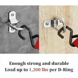 D-type mounting rings for mounting 6 pcs