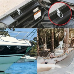 D-type mounting rings for mounting 6 pcs