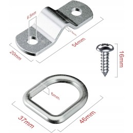 D-type mounting rings for mounting 6 pcs