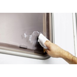 Paste for polishing acrylic glass, plexiglass