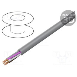 5 m x IGUS - CF130.02.07.UL - Wire: control cable, chainflex® CF130.UL, 7x0.25mm2, PVC, grey