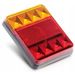 2x combined rear trailer lamps set