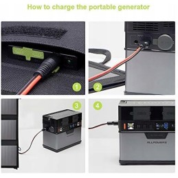 100w 2xusb allpowers foldable solar panel