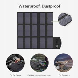 100w 2xusb allpowers foldable solar panel